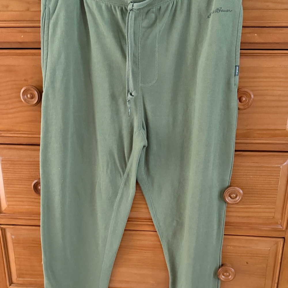 L.L. Bean Men's Olive Joggers